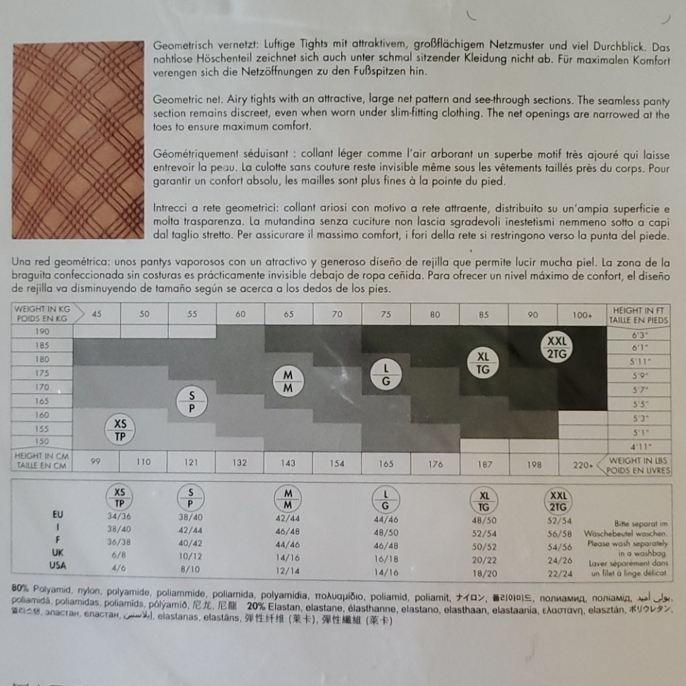 🆕  Wolford Women's Black Bobbi Tights - Picture 9 of 10